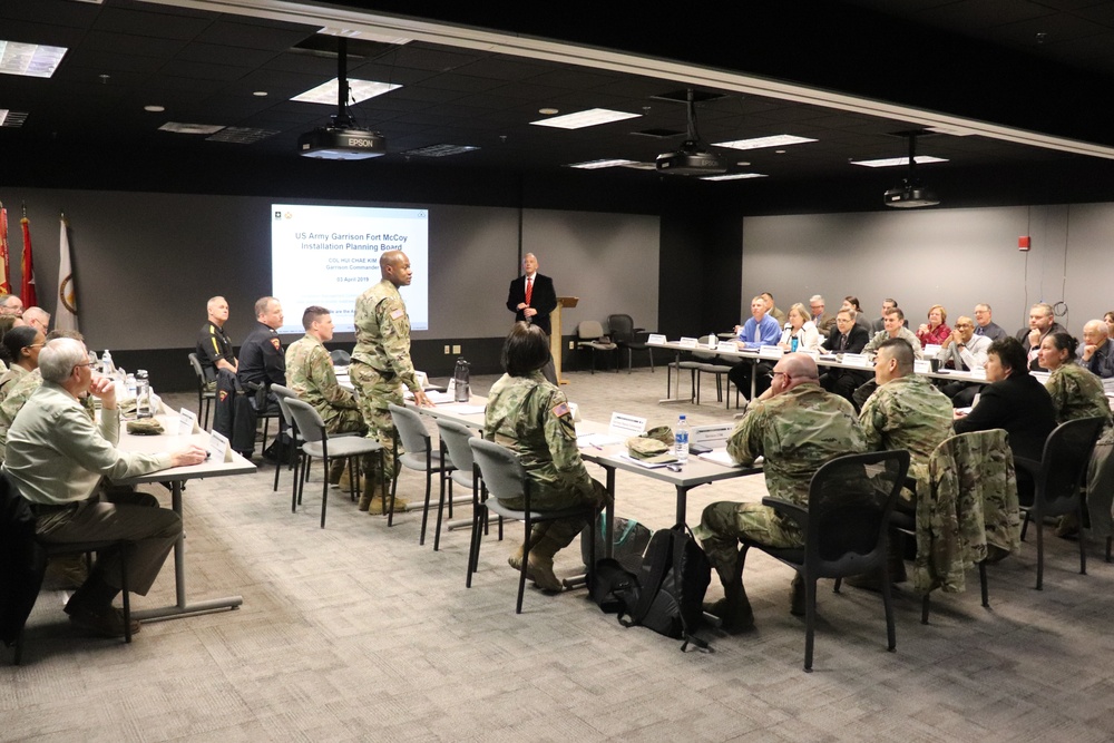 Fort McCoy holds first Installation Planning Board meeting for 2019