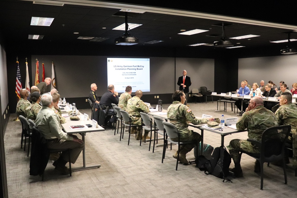 Fort McCoy holds first Installation Planning Board meeting for 2019