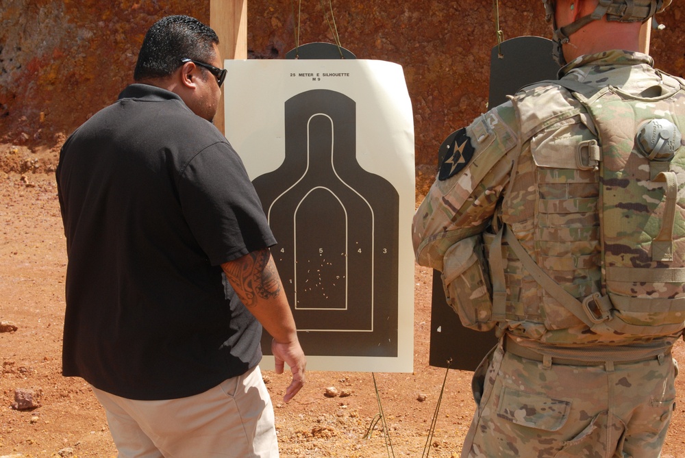 Exercise Palau: Palau Law Enforcement Agencies M4 Familiarization and Pistol Training