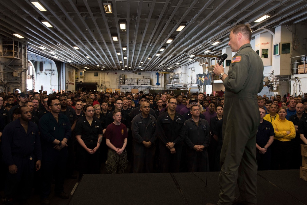 USS WASP (LHD 1) OPERATIONS AT SEA