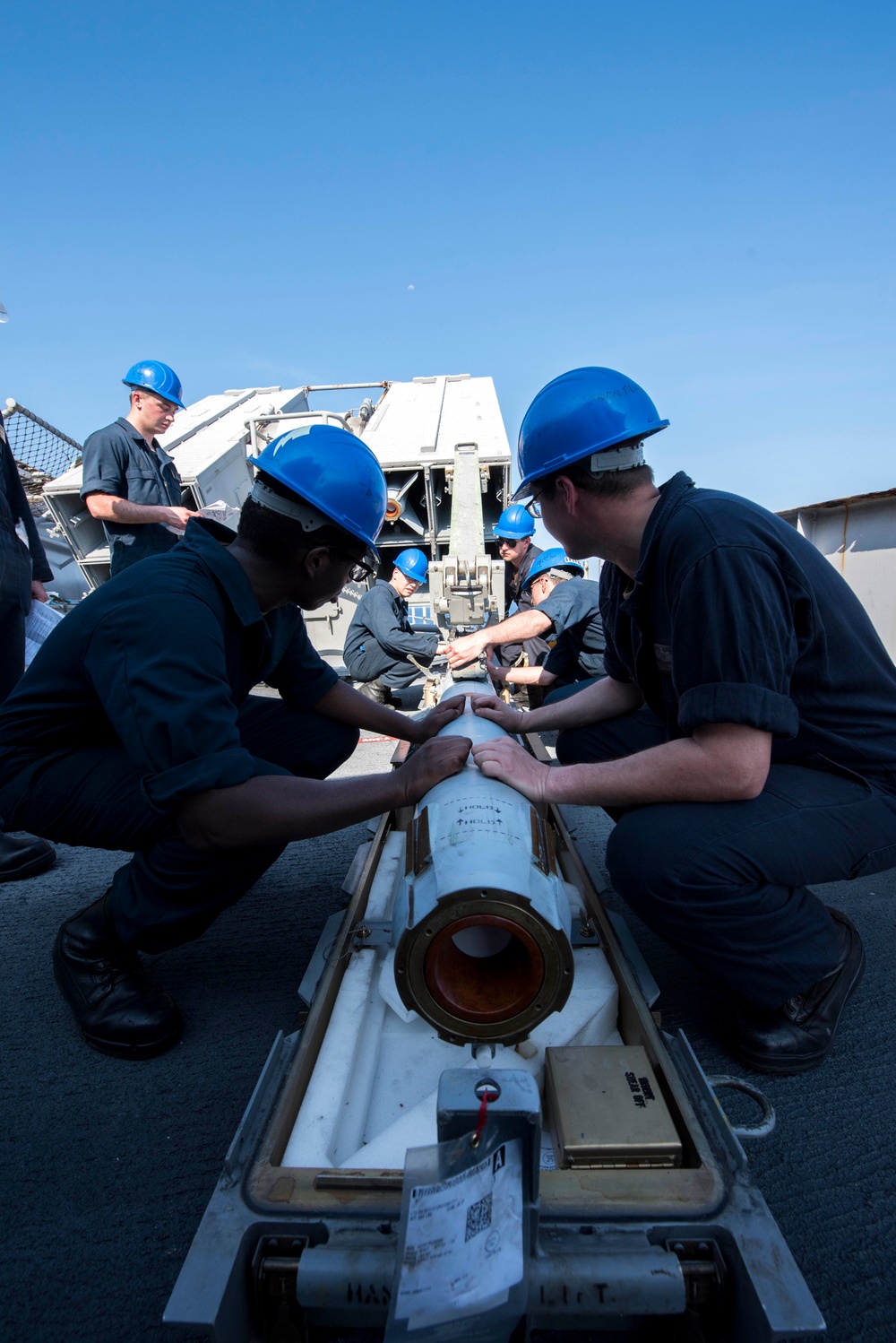 USS WASP (LHD 1) OPERATIONS AT SEA