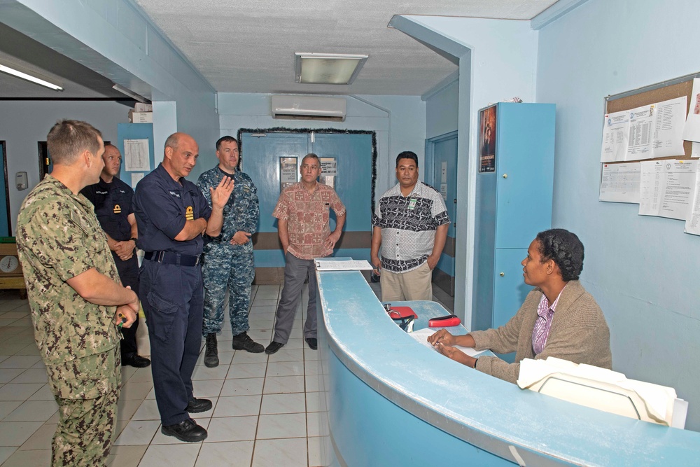 U.S. Ambassador, Director of Mission tour Chuuk Hospital