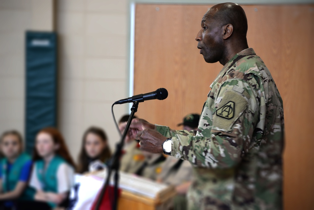 PEO IEW&amp;S Supports School Patriot Program