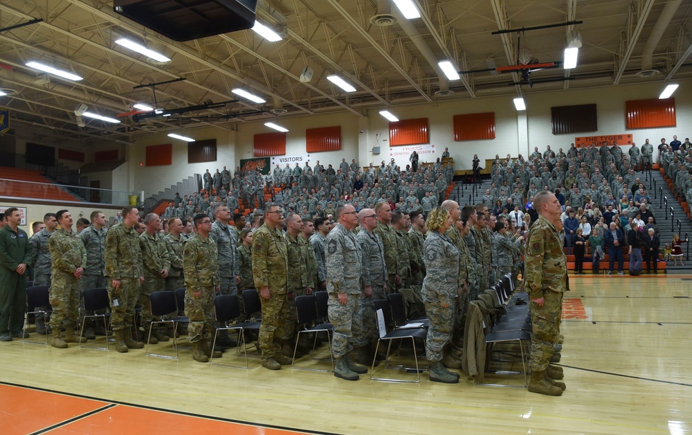 179th AW Welcomes Home Deployed Members