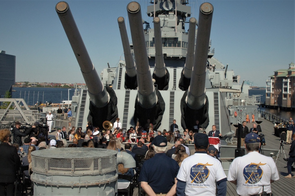 USS Wisconsin's 75th Anniversary