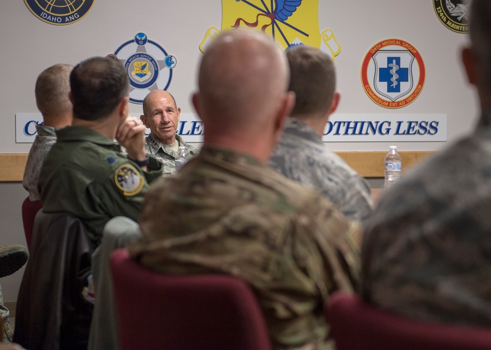 ACC Commander Visits Gowen
