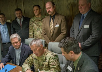 Flood risk reduction project in Minot, North Dakotoa, advances after signing of Chief's Report