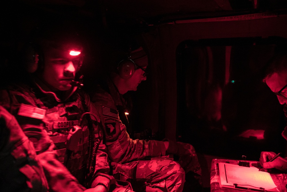 U.S. Army Brig. Gen. J.B. Vowell and Col. Tom Burke observe and oversee training at Lightning Strike 19