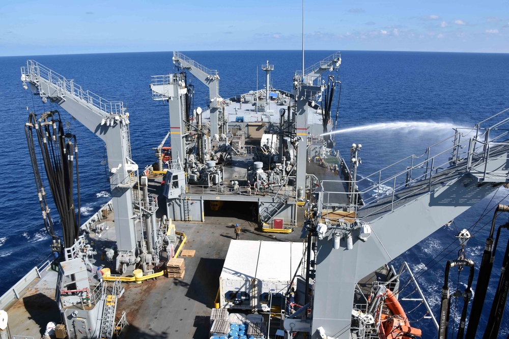 USNS Guadalupe Performs Testing on Foam Fire Monitoring System