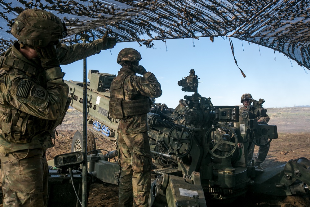 3rd Battalion, 7th Field Artillery helps shape and set conditions during Operation Lightning Strike 2019