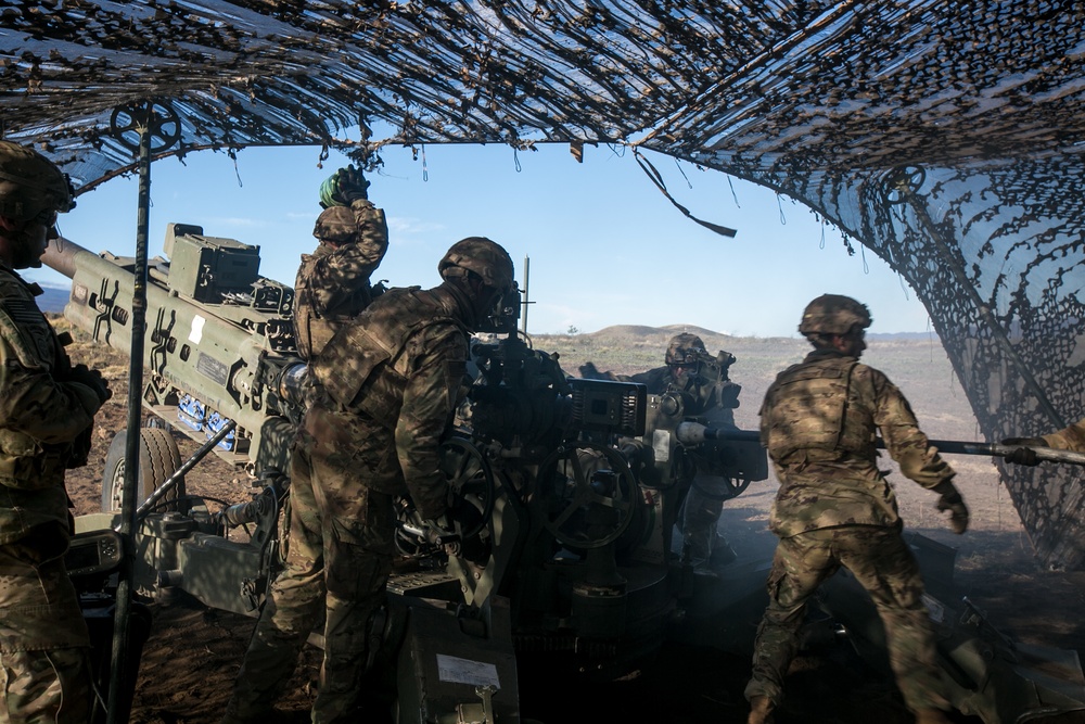 3rd Battalion, 7th Field Artillery helps shape and set conditions during Operation Lightning Strike 2019