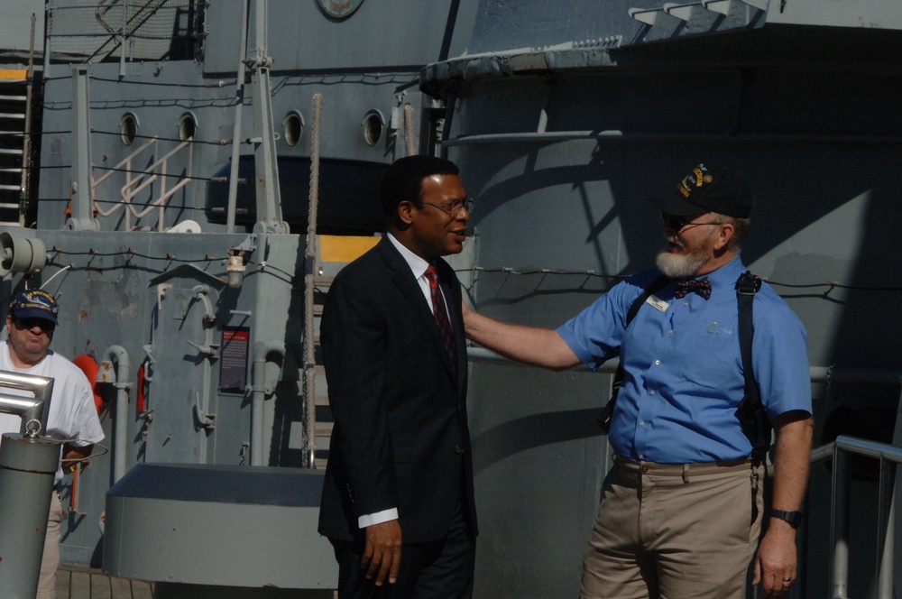 75th Anniversary commemoration for USS Wisconsin