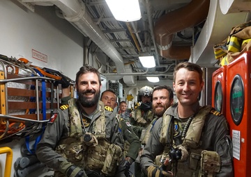 HSC-25, Royal Australian Navy train together