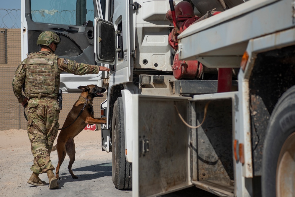 386 ESFS Defenders Provide Security at Al Taqaddum Air Base, Iraq