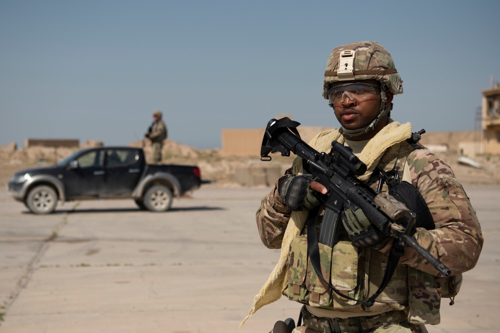 386 ESFS Defenders Provide Security at Al Taqaddum Air Base, Iraq