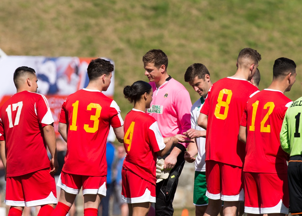 Royal Marine Sports Association Tour 2019 Soccer Match