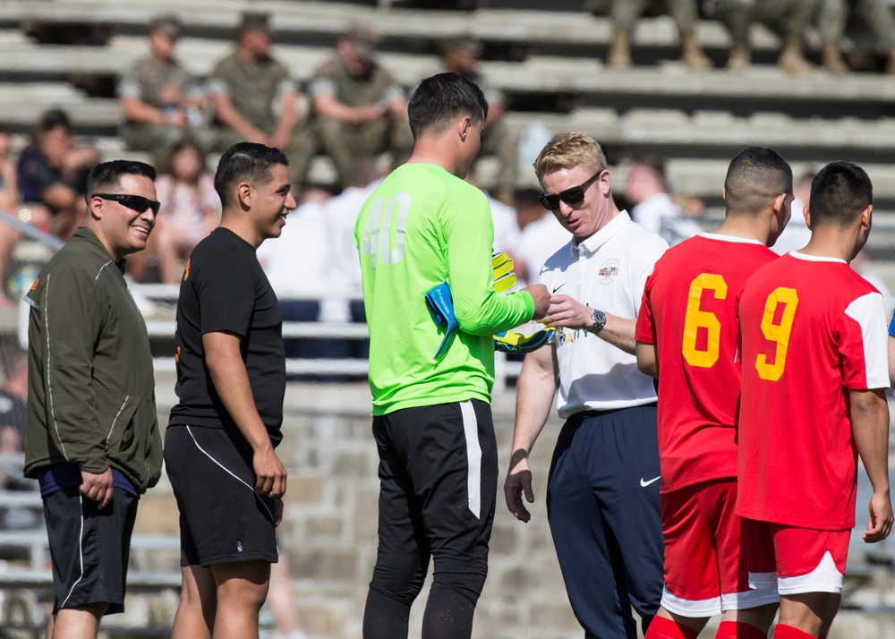 Royal Marine Sports Association Tour 2019 Soccer Match