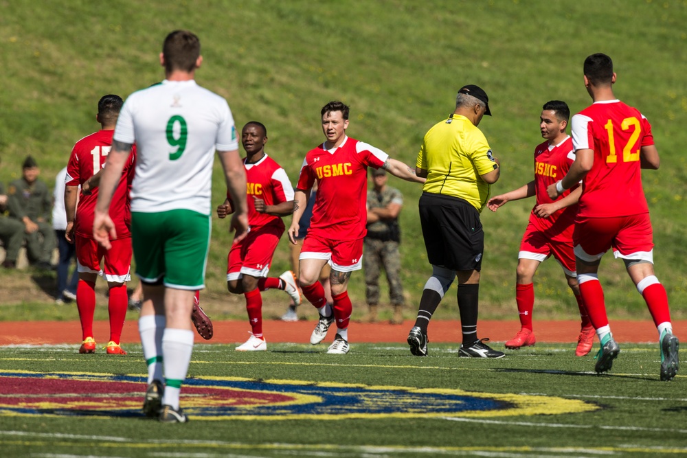 Royal Marine Sports Association Tour 2019 Soccer Match