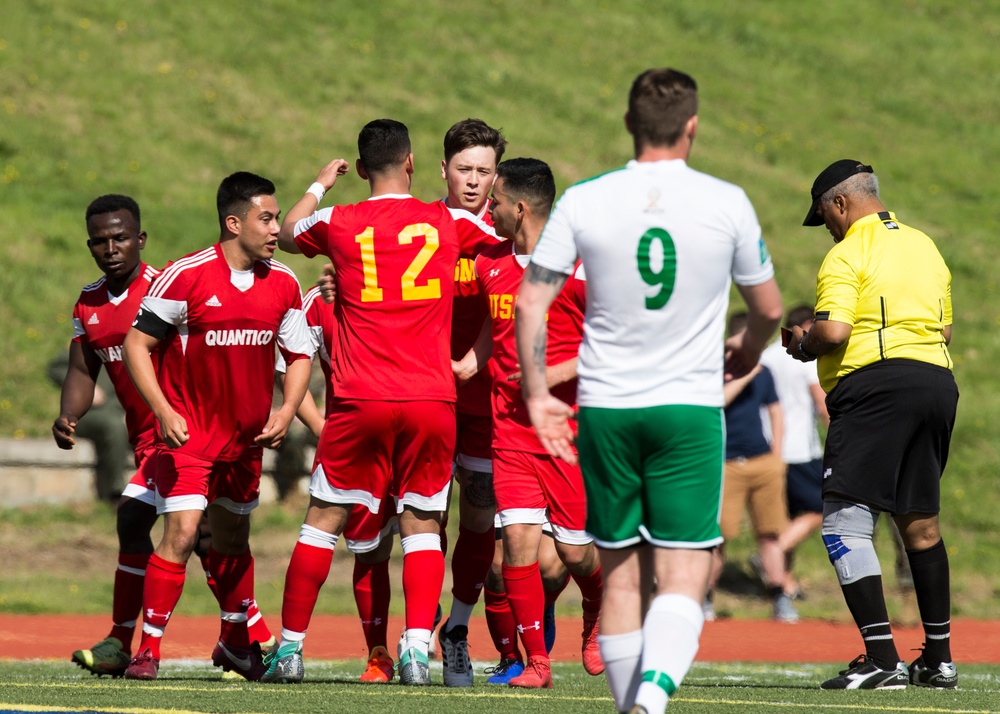 Royal Marine Sports Association Tour 2019 Soccer Match