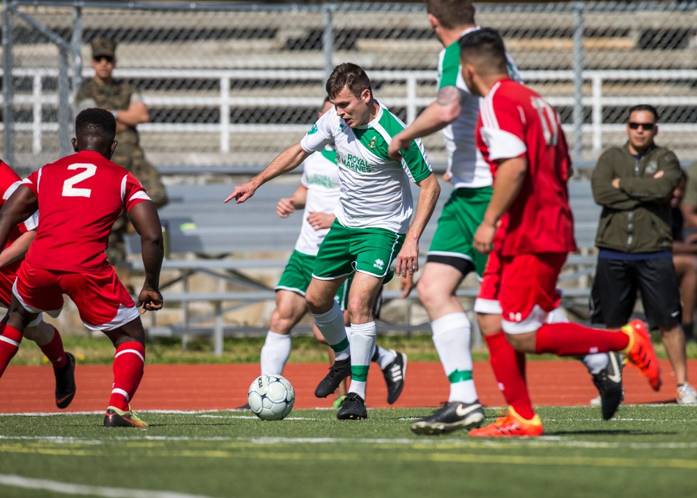 Royal Marine Sports Association Tour 2019 Soccer Match