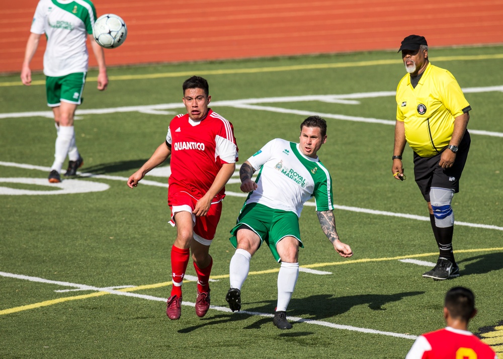 Royal Marine Sports Association Tour 2019 Soccer Match