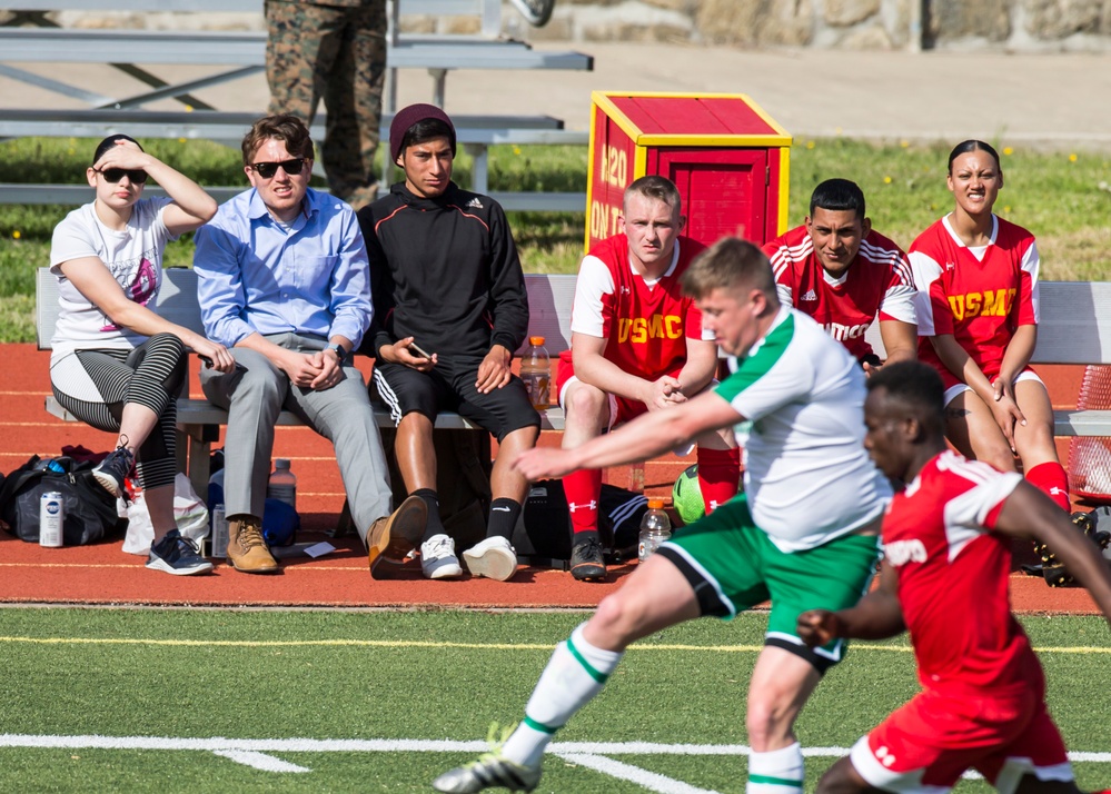 Royal Marine Sports Association Tour 2019 Soccer Match