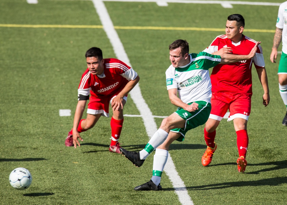Royal Marine Sports Association Tour 2019 Soccer Match