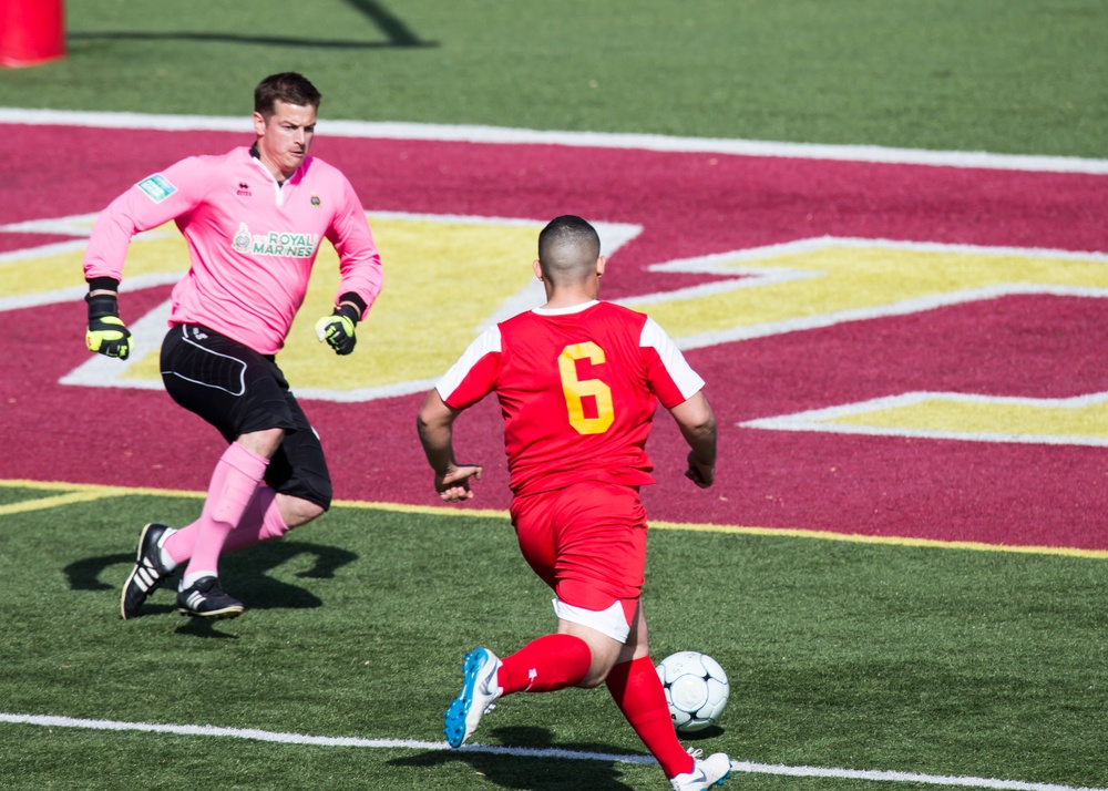 Royal Marine Sports Association Tour 2019 Soccer Match
