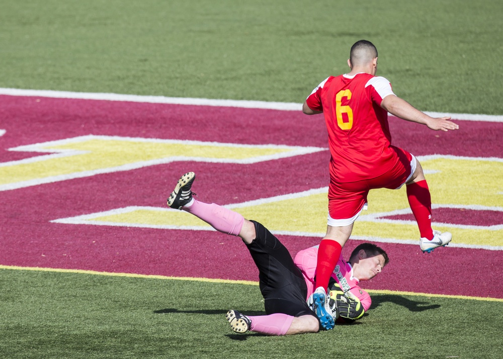 Royal Marine Sports Association Tour 2019 Soccer Match