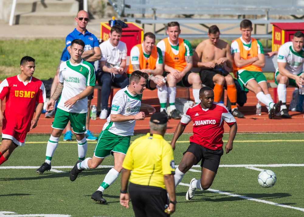 Royal Marine Sports Association Tour 2019 Soccer Match