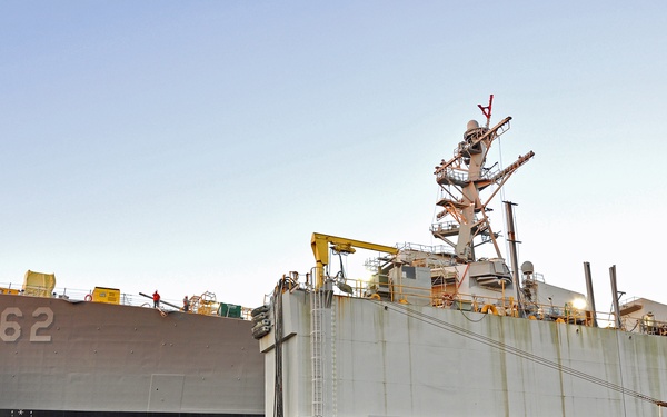 USS Fitzgerald Leaves Dry Dock, Continues Repairs Pierside in Pascagoula