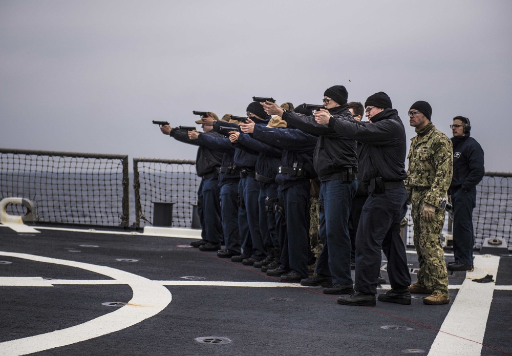 Live-fire Handgun Qualification Course