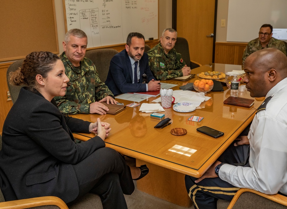 Albanian Minister of Defense visits New Jersey, strengthens State Partnership