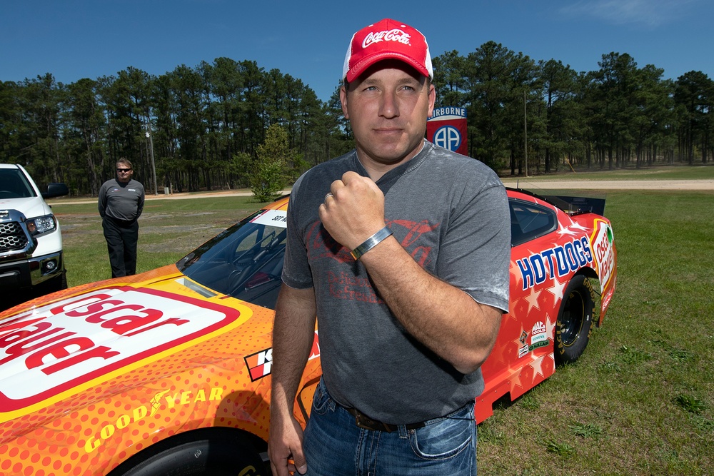 NASCAR Driver Newman Visits Fort Bragg