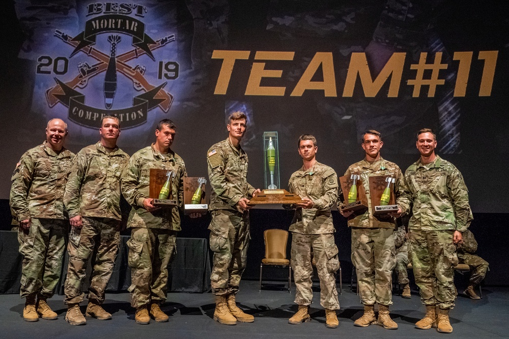 Awards ceremony, 2019 Best Mortar Competition