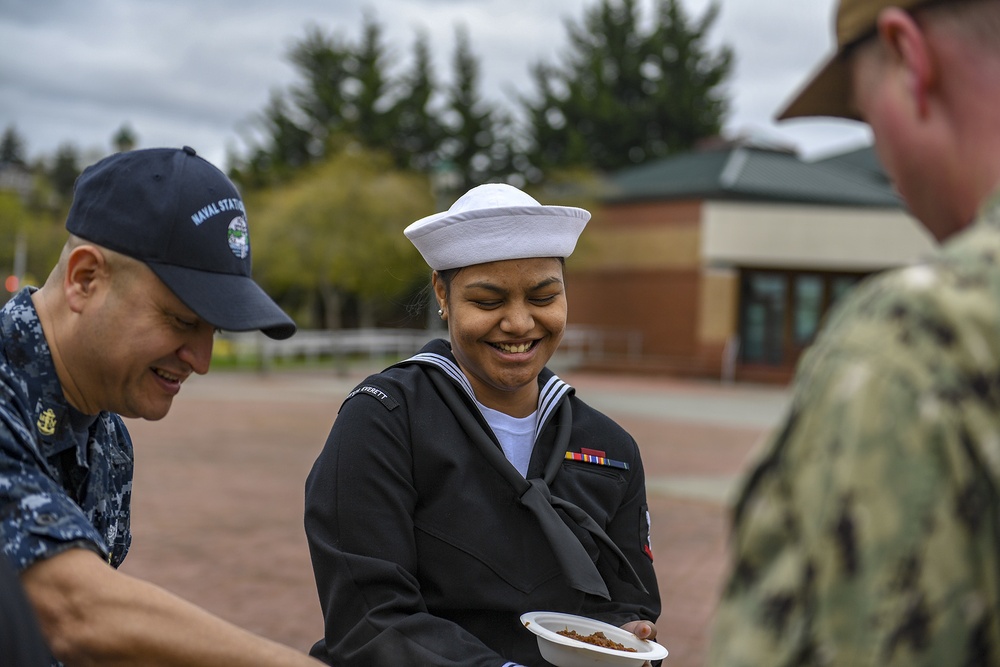 First Class Petty Officer Association and Chiefs Mess Host Cookout at Naval Station Everett