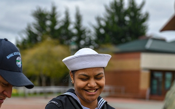 First Class Petty Officer Association and Chiefs Mess Host Cookout at Naval Station Everett