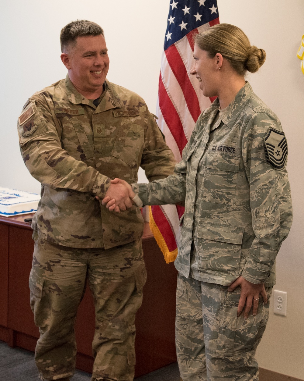 Tech Sgt. Taylor Thomas promoted to Master Sgt.