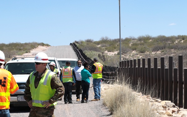 Corps, contractors conduct border barrier assessments
