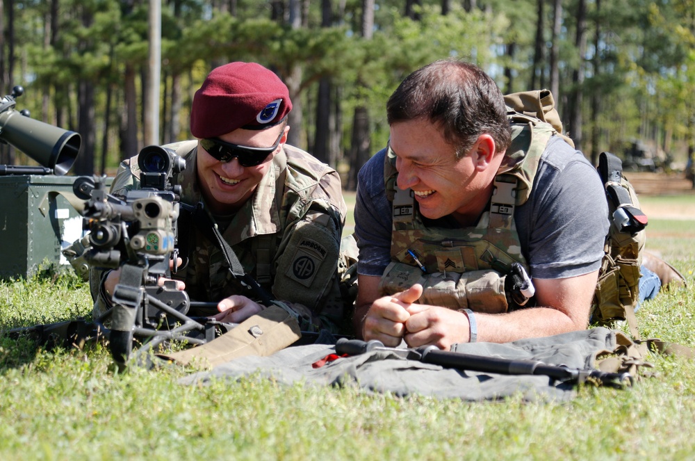 NASCAR’s Ryan Newman visits Fort Bragg