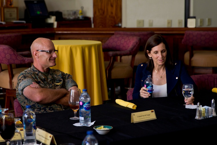 Sen. Martha McSally visits Marine Coprs Air Station Yuma