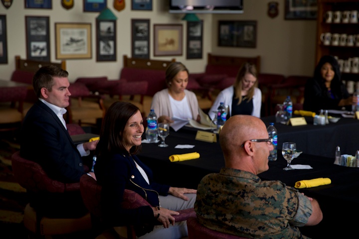 Sen. Martha McSally visits Marine Coprs Air Station Yuma