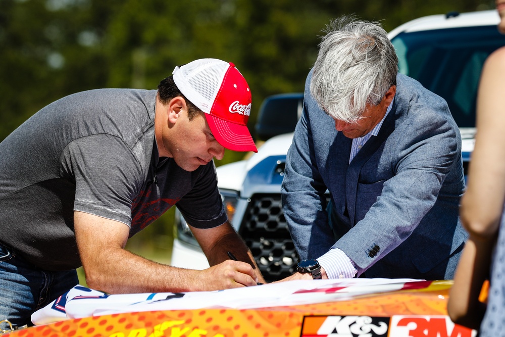 Fort Bragg hosts NASCAR, honors Gold Star Family at military appreciation day event