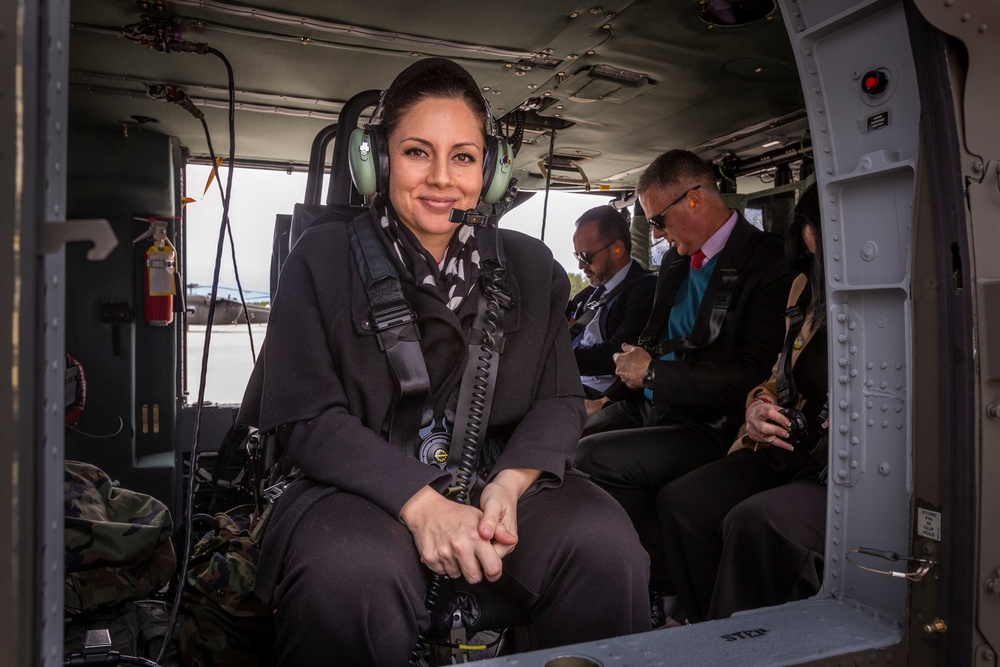 Albanian Minister of Defense visits New Jersey Army National Guard Aviation Facility