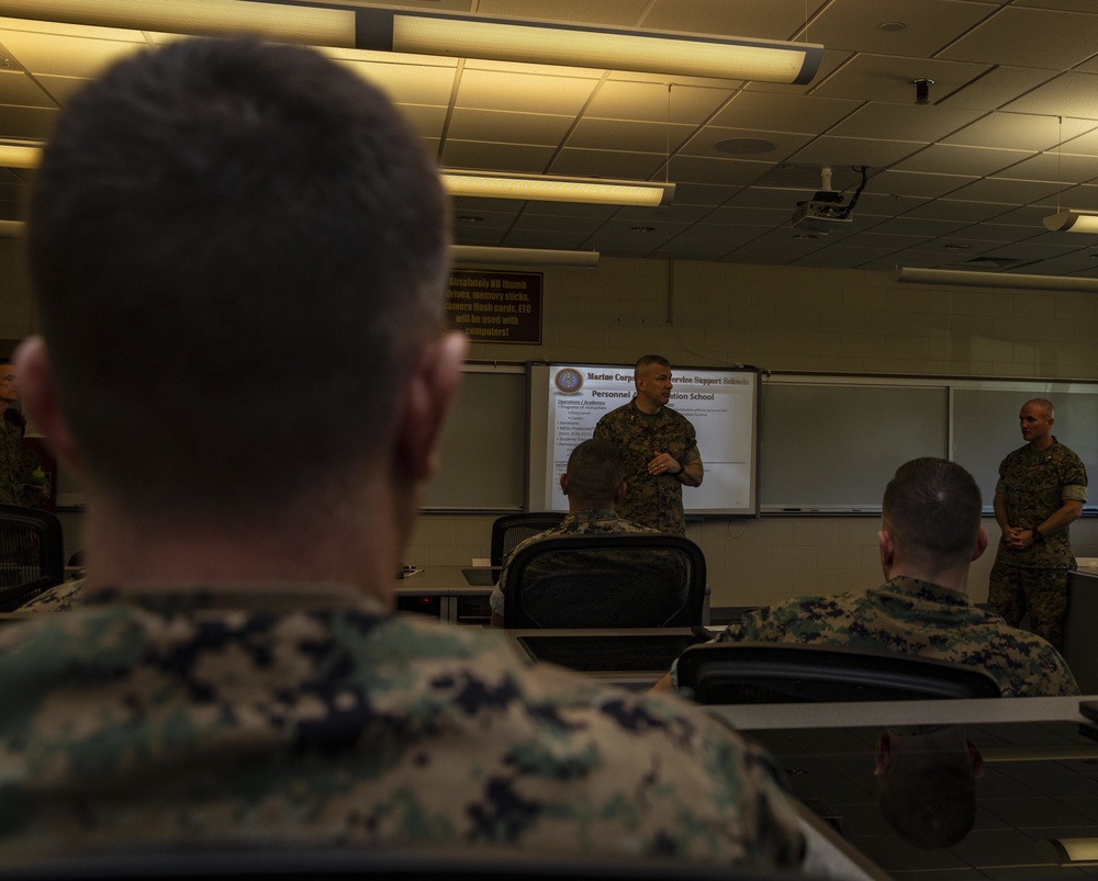 Maj. Gen. William F. Mullen visits Camp Johnson