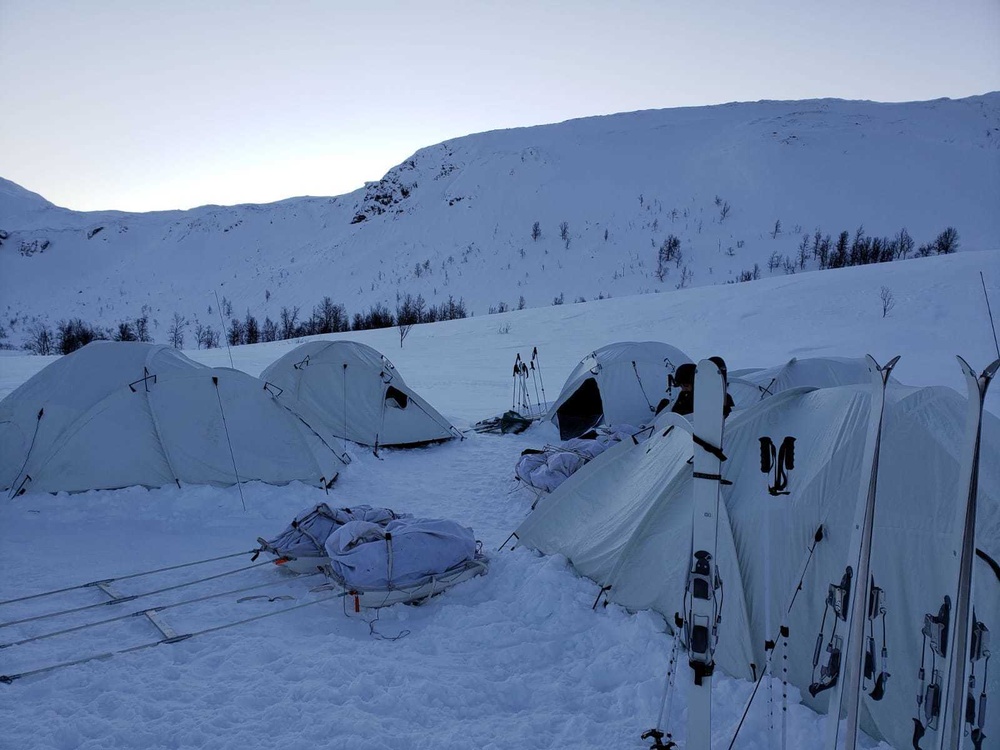 2nd ANGLICO participates in Arctic Movement, Survival Course