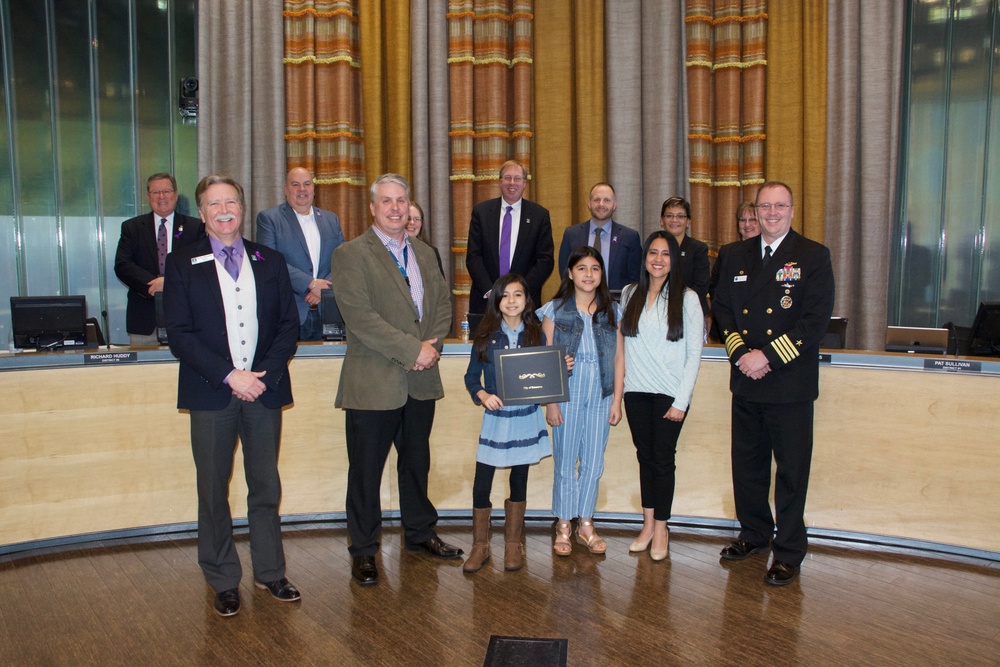 Bremerton City Council Month Of The Military Child Proclomation
