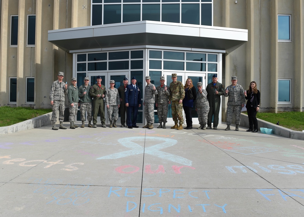 Chalk It Up brings SAPR Awareness
