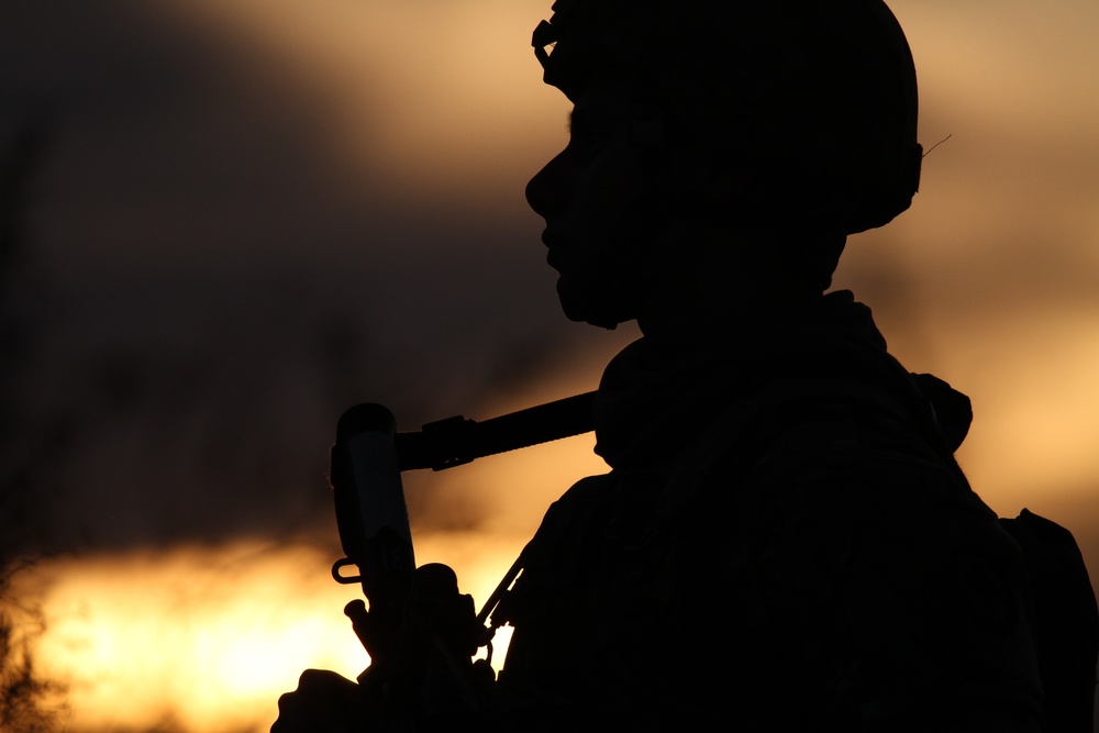 Silhouette Soldier