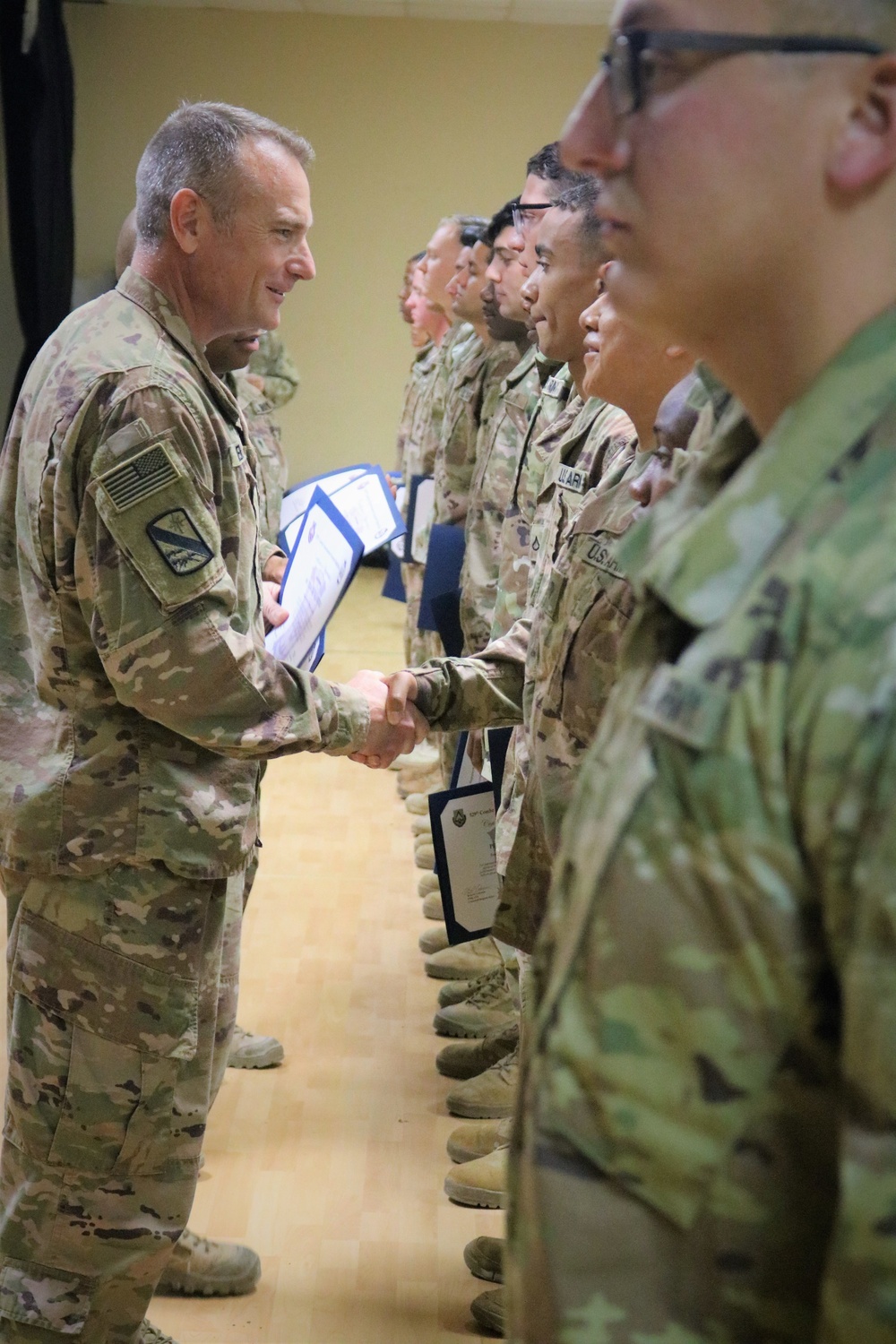 247th Quartermaster Company Certificates of Achievement and Awards Ceremony